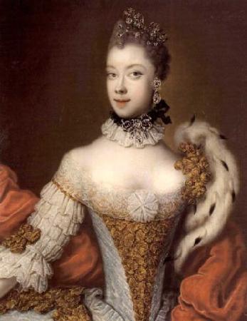 Esther Denner Portrait of Queen Charlotte Spain oil painting art